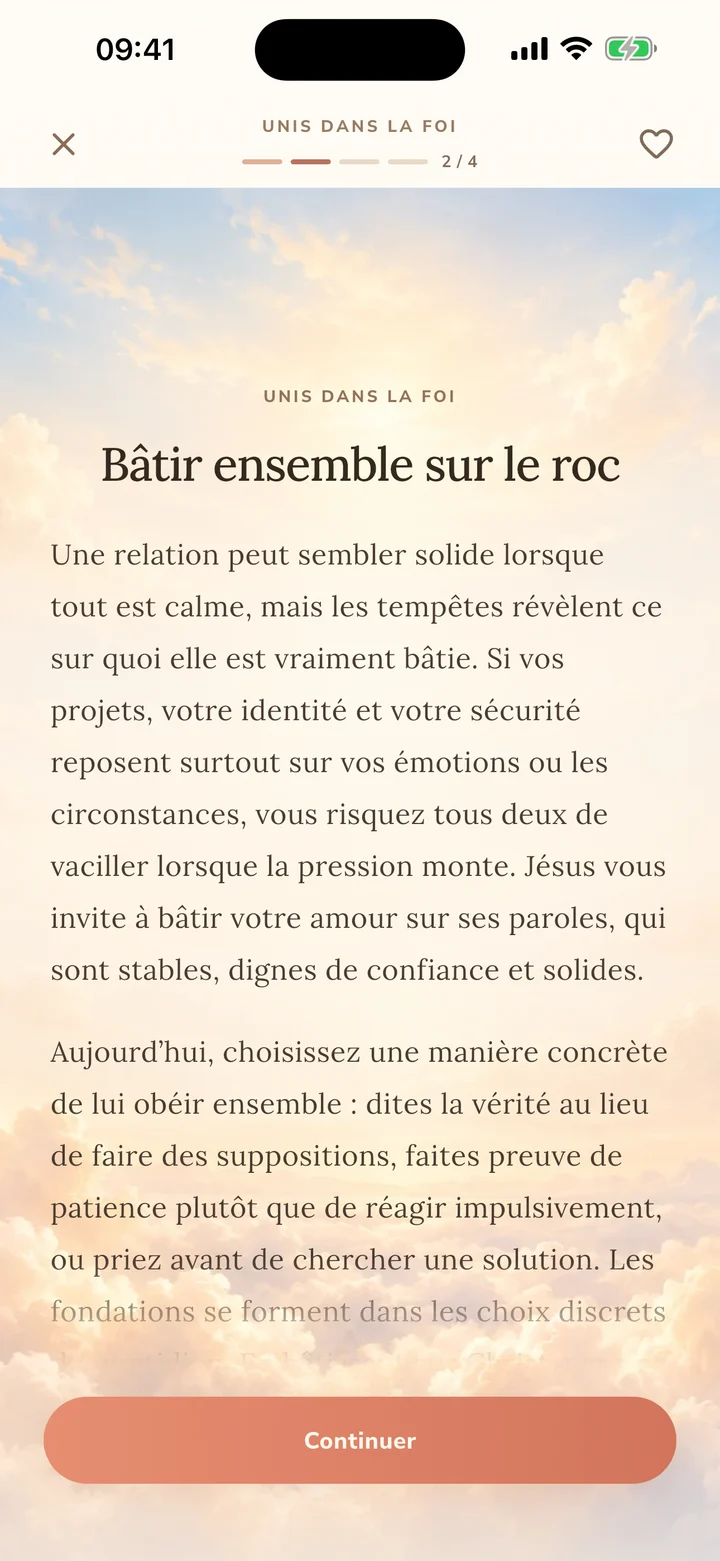 Une méditation quotidienne avec lecture et écoute dans Godly Couples